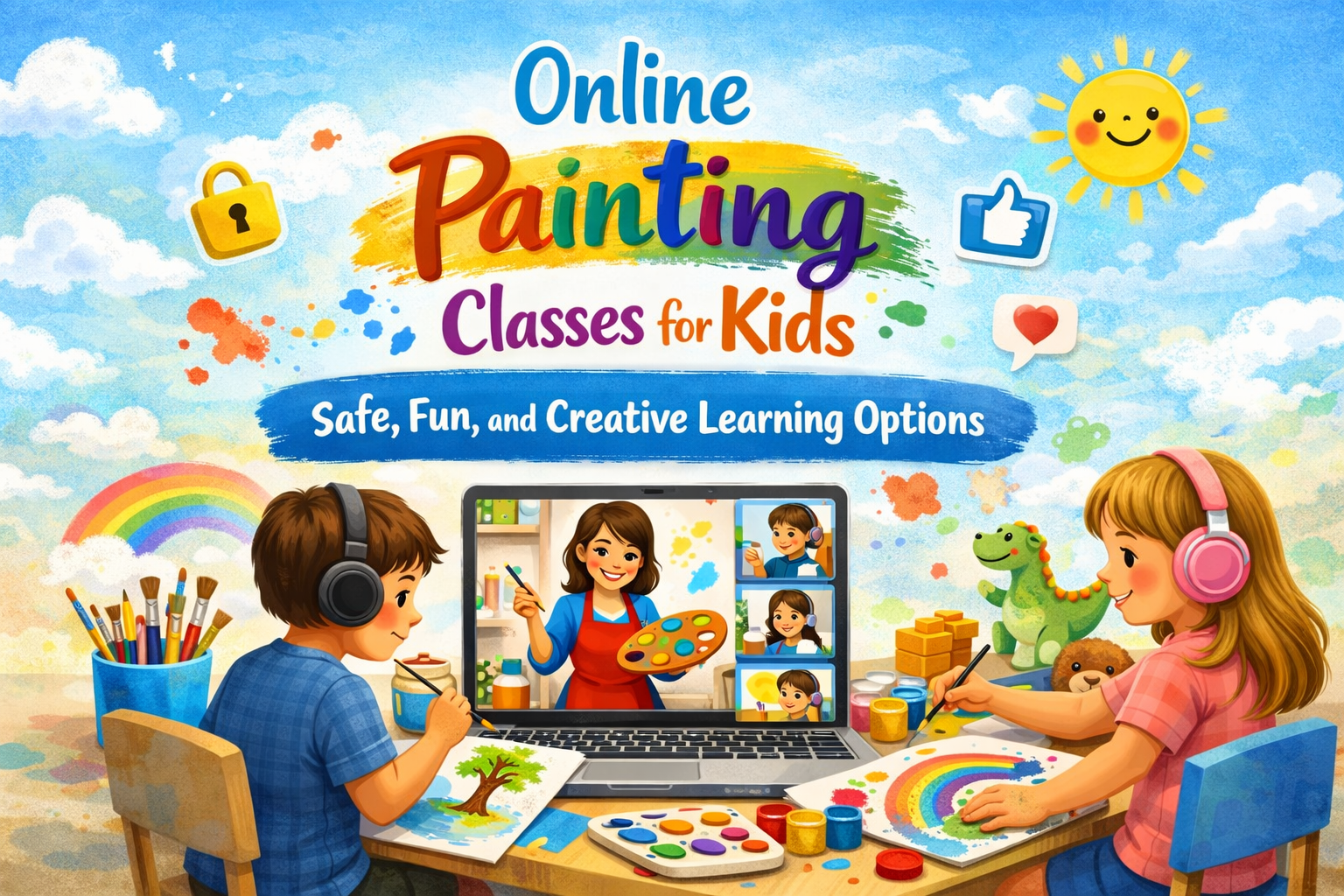 Online Painting Classes for Kids: Safe, Fun, and Creative Learning Options